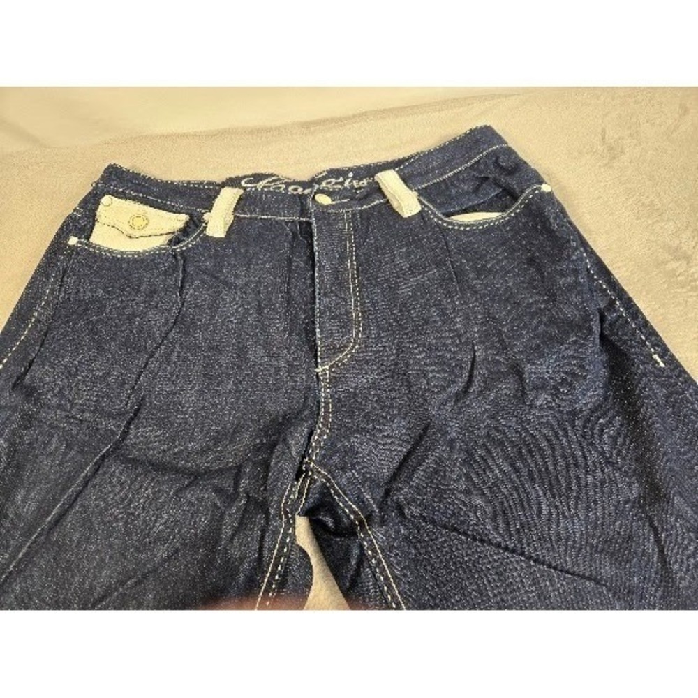 LMTD EDITION Vintage Coogi Authentic Australian Mens Jeans Leather Trim 40x32.5